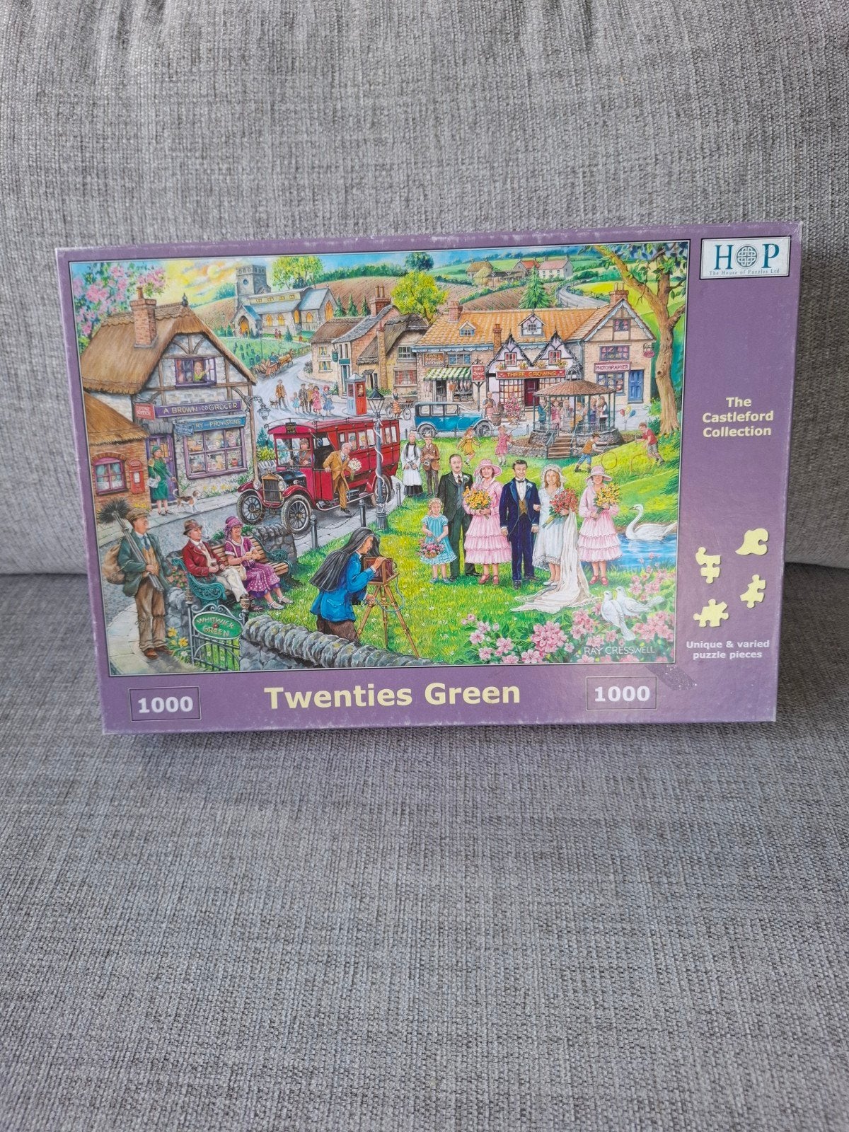Legpuzzel Twenties Green...The Castleford Collecti, Ophalen of Verzenden, 500 t/m 1500 stukjes, Zo goed als nieuw, Legpuzzel
