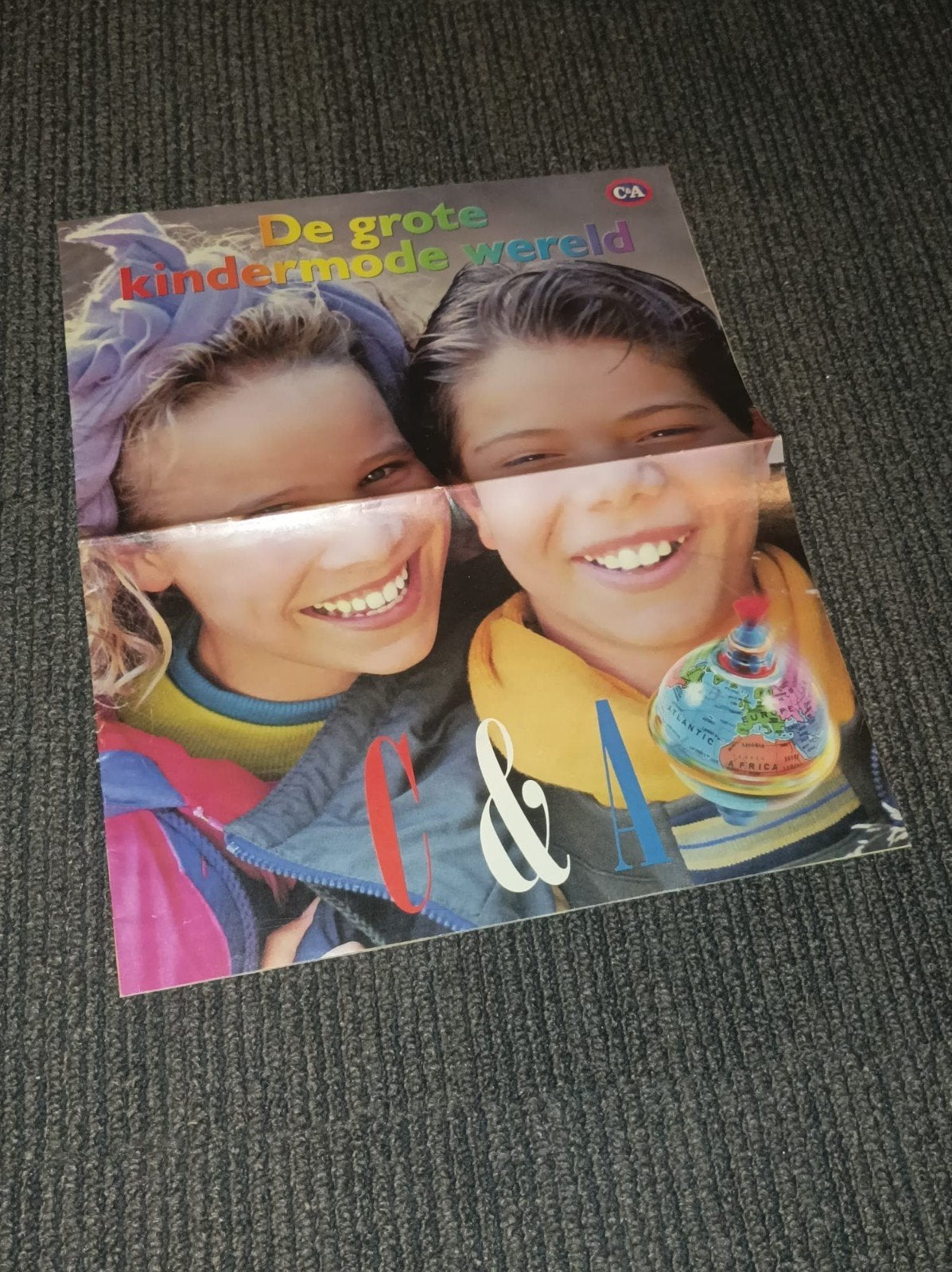 Vintage C&A reclamefolder - De grote kindermodewereld, Boeken, Catalogussen en Folders, Verzenden, C&A, Folder