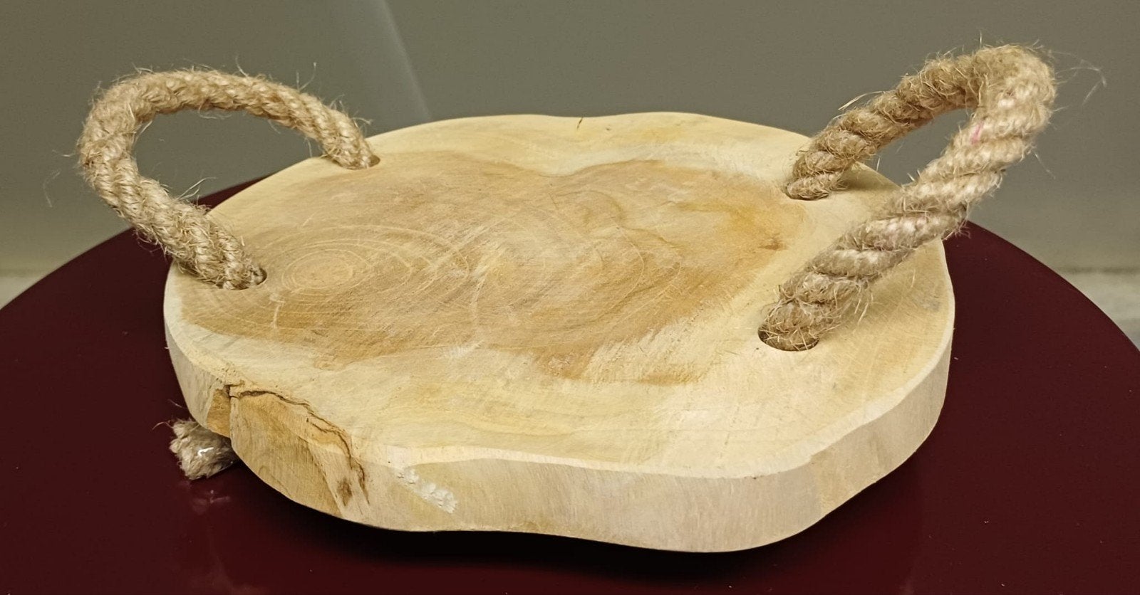 Houten plateau met Touw Handvatten, Ophalen of Verzenden, Hout, Overige typen