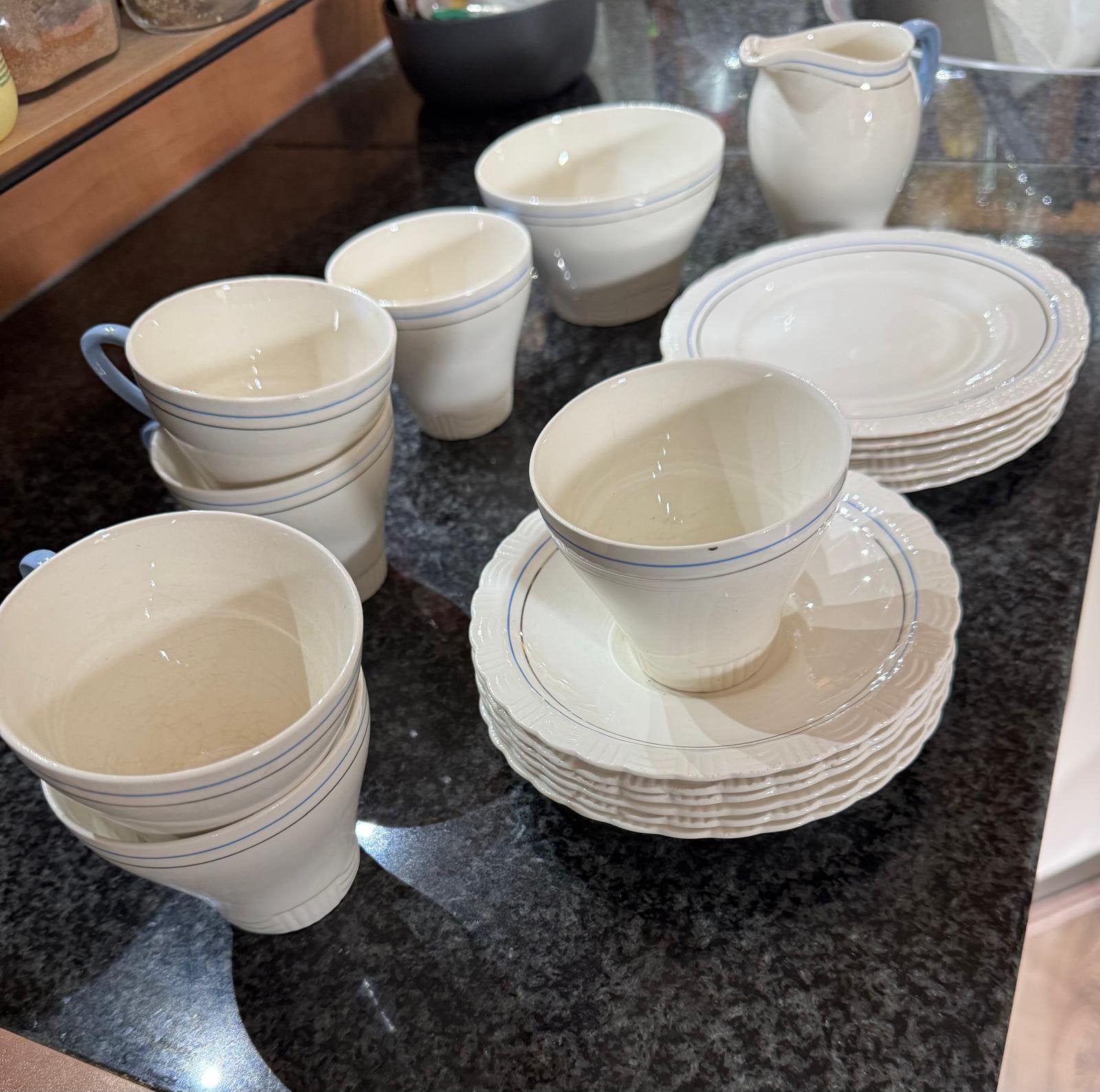 Origineel engels thee/koffieservies uniek, Antiek en Kunst, Ophalen