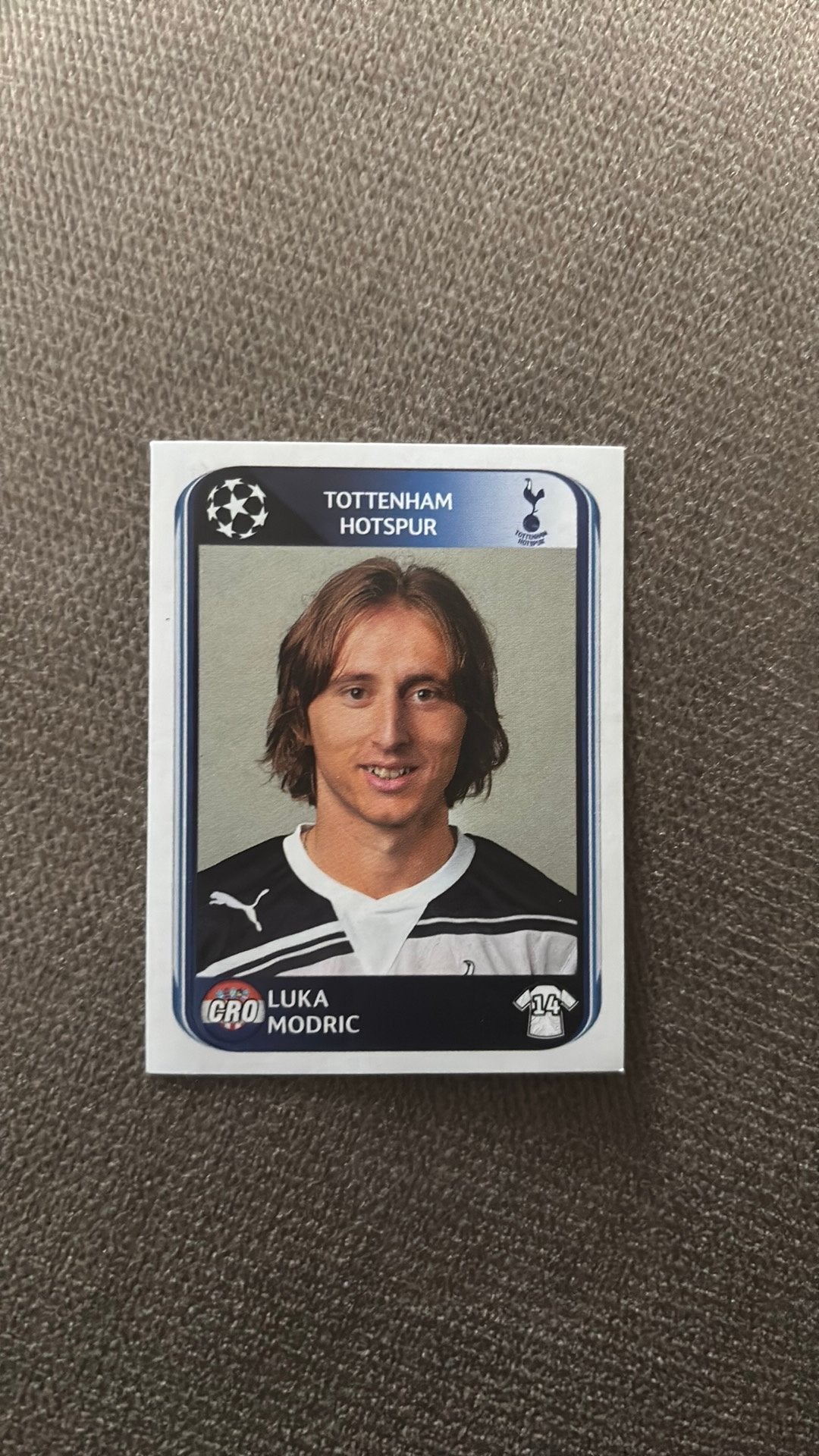 Panini voetbalplaatje 2010-2011 modric spurs, Ophalen of Verzenden, Zo goed als nieuw, Buitenlandse clubs, Poster, Plaatje of Sticker
