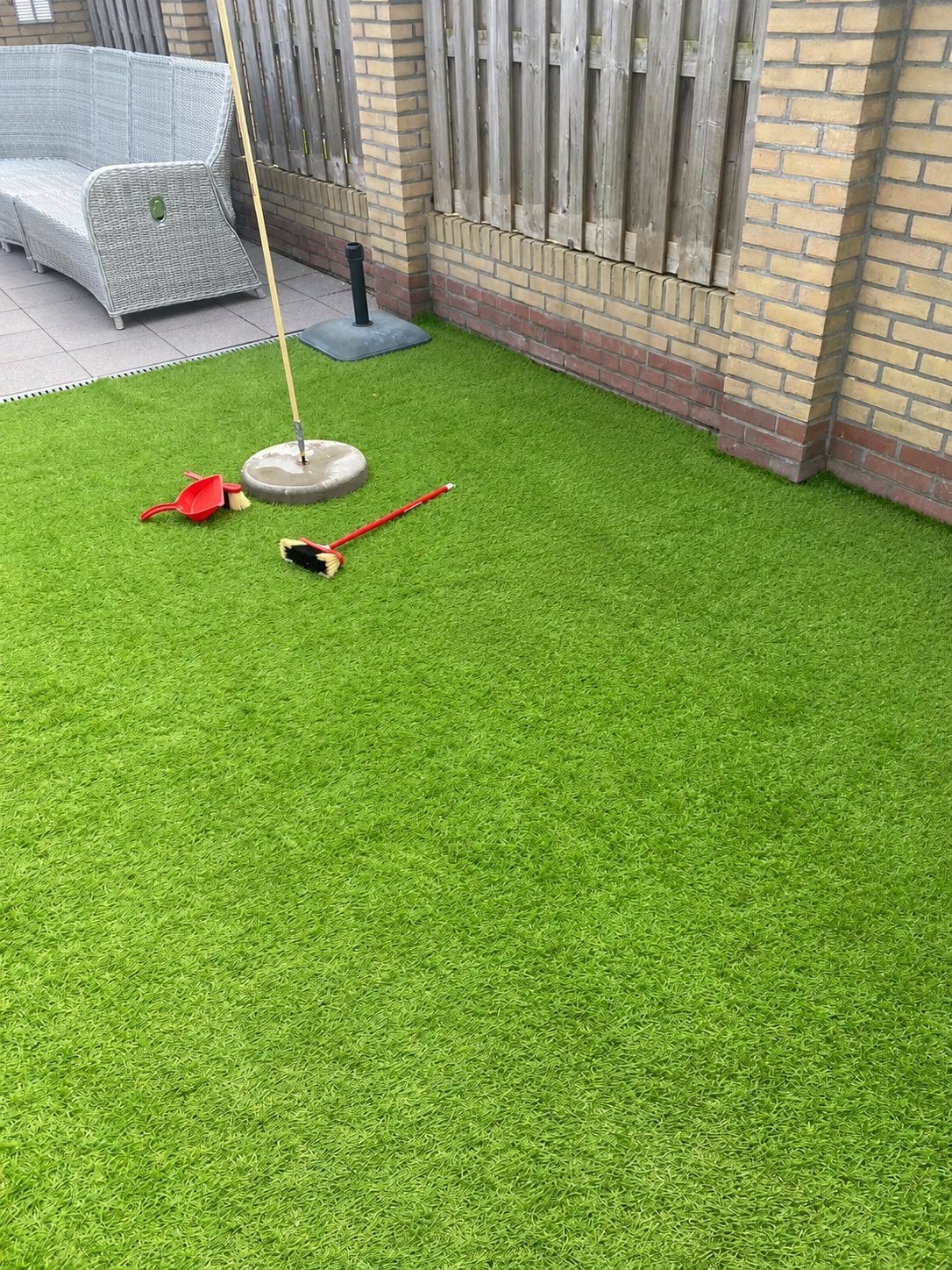 Mooi speel kunstgras, Ophalen of Verzenden, Gebruikt