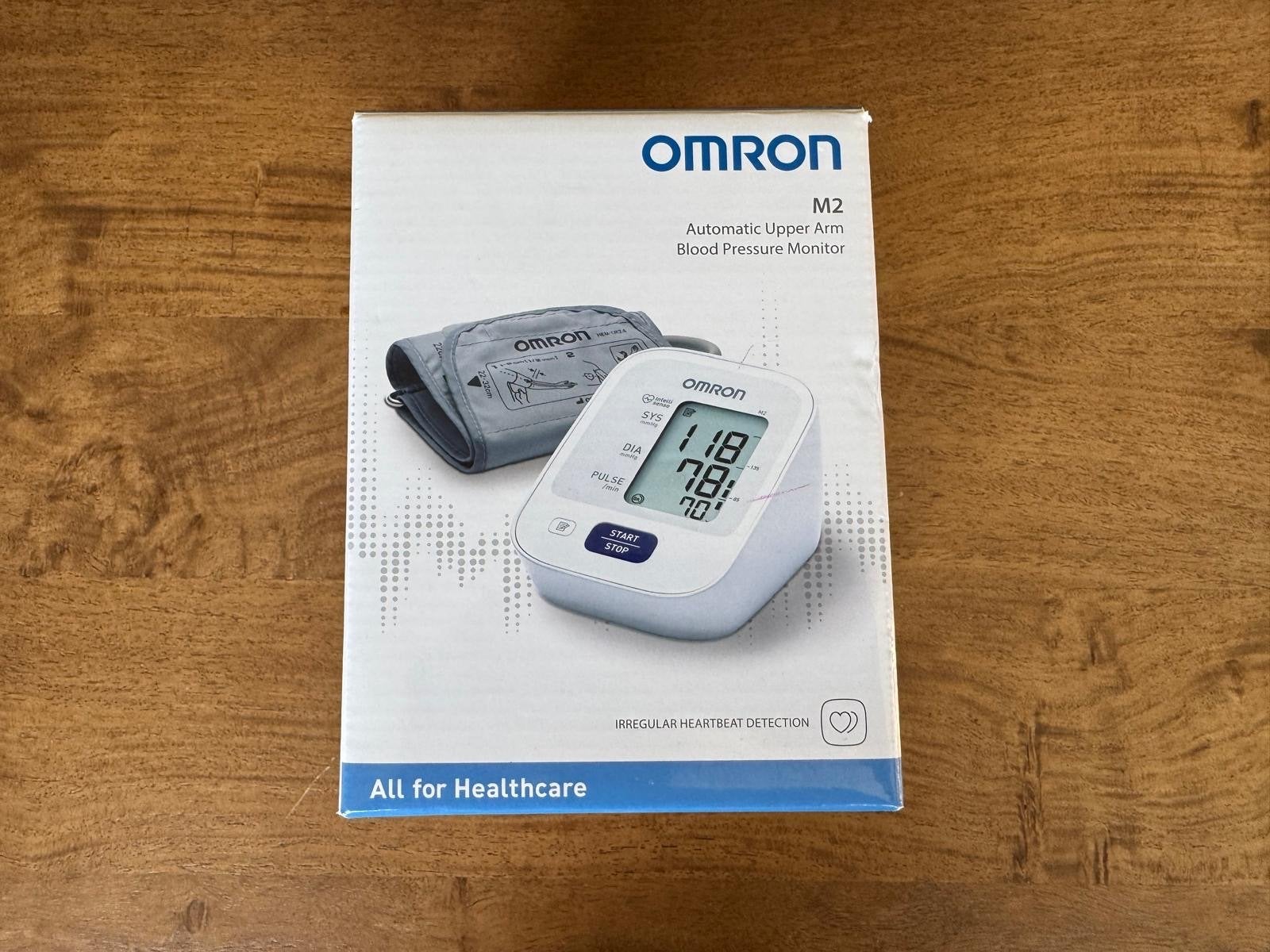Omron M2 Automatische Bovenarm Bloeddrukmeter - ZGAN, Verzenden, Zo goed als nieuw, Overige typen