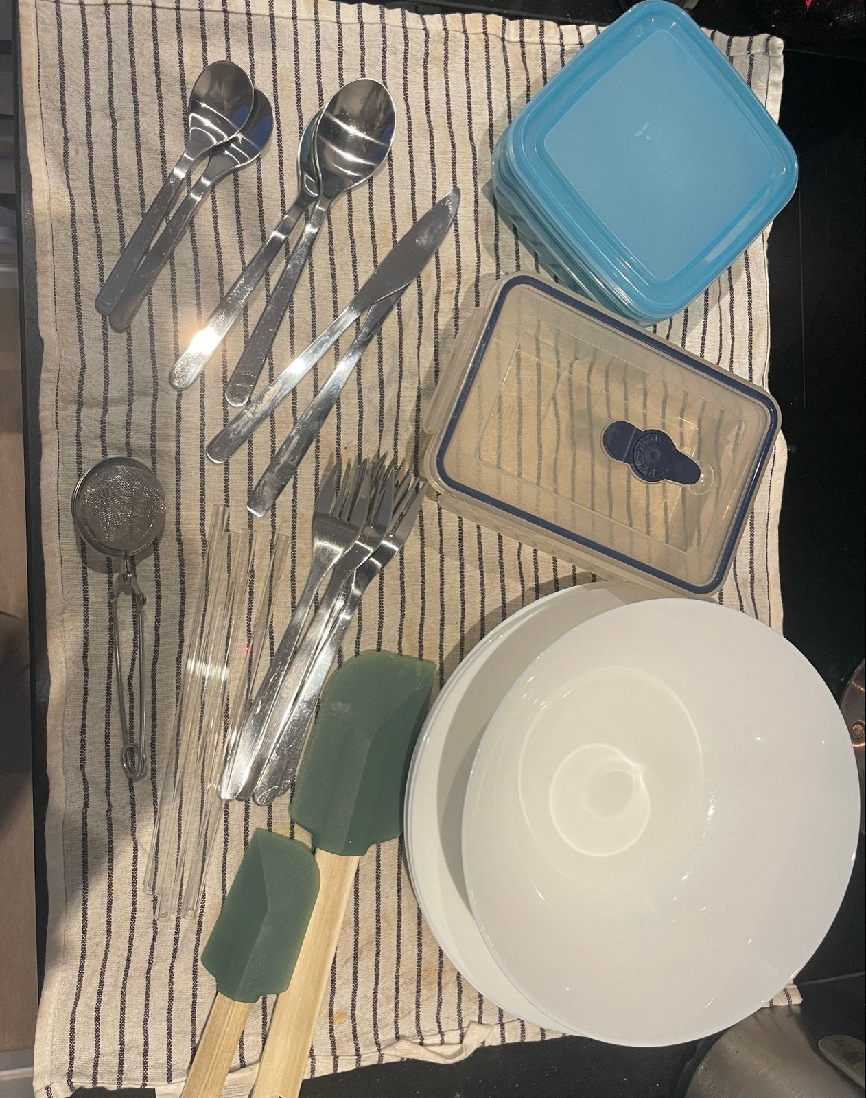 Complete Keukenset: Pannen, Pot, Bestek, Glazen en meer, Huis en Inrichting, Keuken | Keukenbenodigdheden, Ophalen of Verzenden