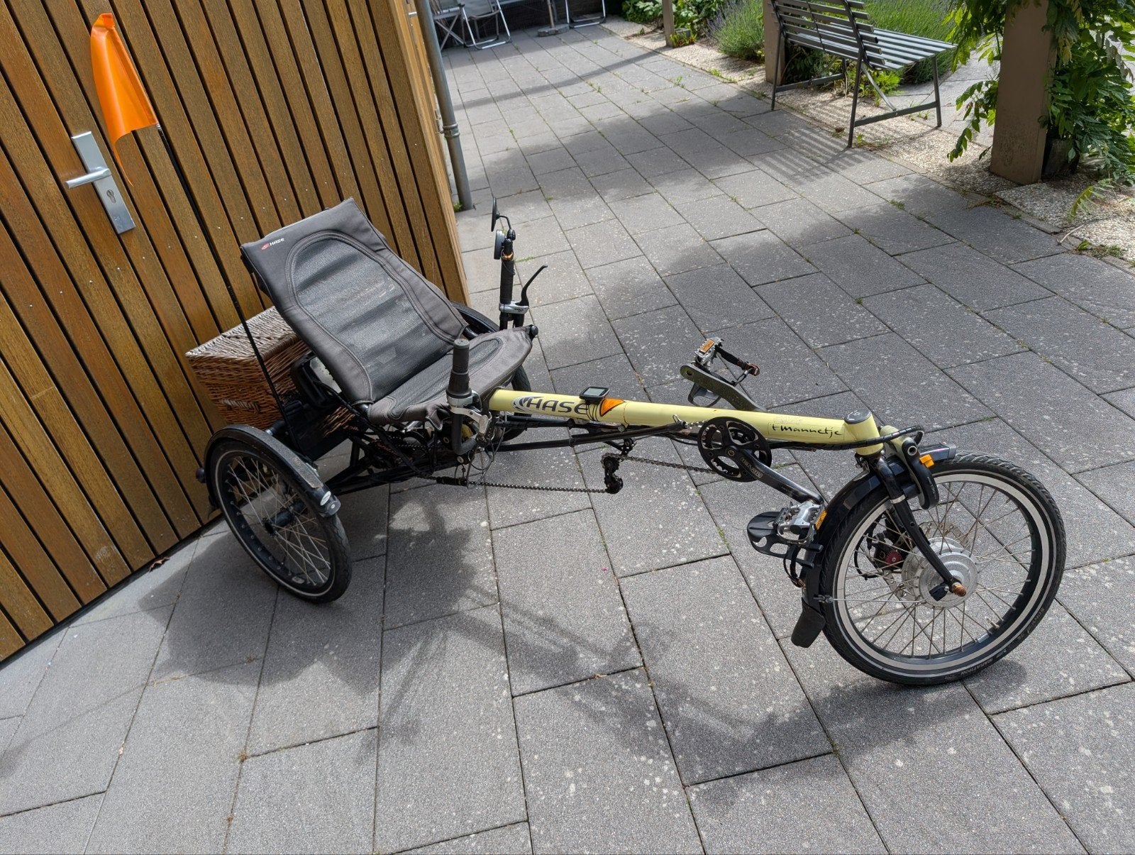 Hase trike Ligdriewieler Elektrische ligfiets, Ophalen, Gebruikt, Overige merken