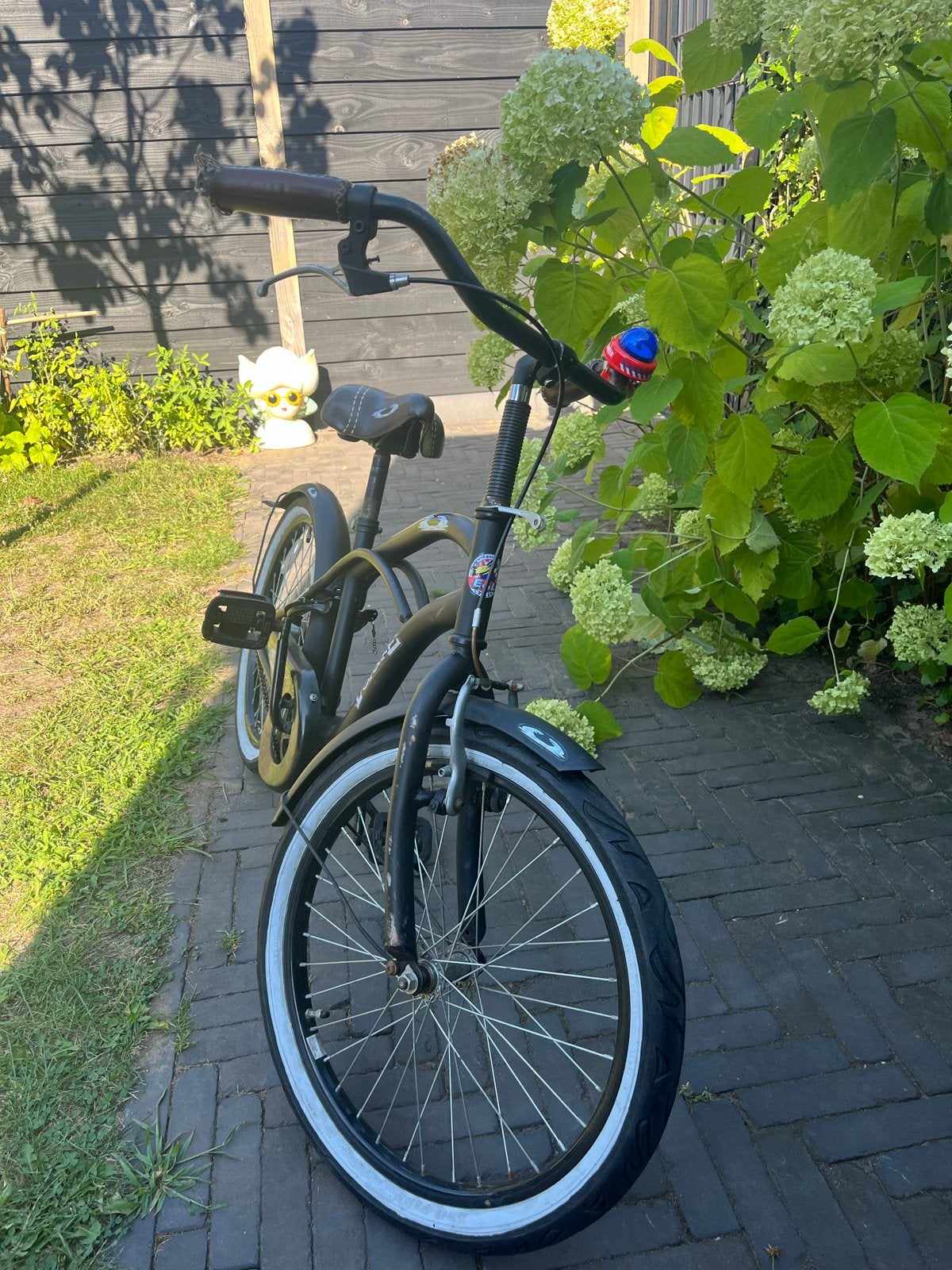 Zwarte jongensfiets 20 inch Beach Cruiser, Fietsen en Brommers, Ophalen, Gebruikt, 20 inch