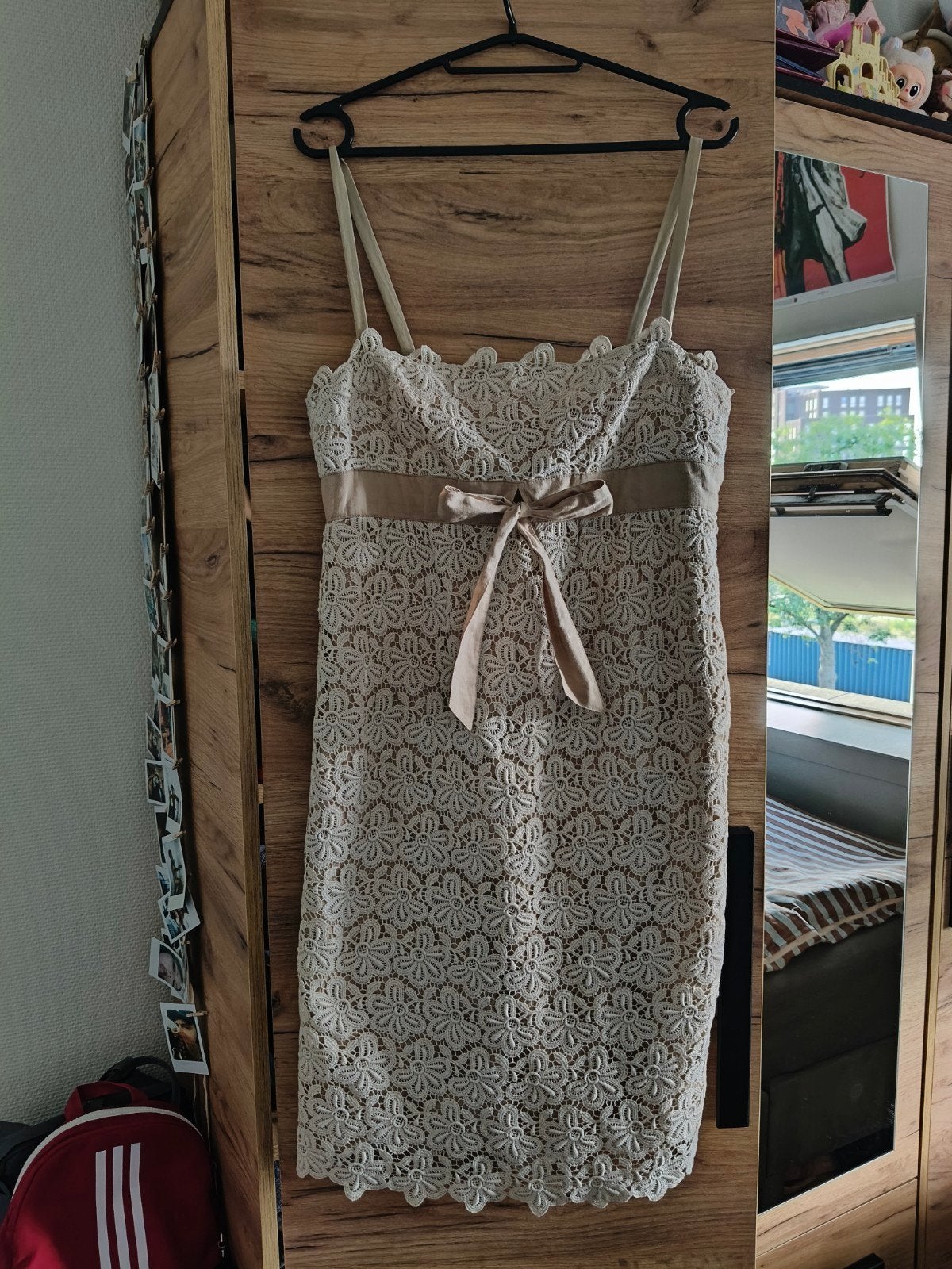 RED Valentino Guipure Kanten Jurk - Romantisch & Elegant, Kleding | Dames, RED Valentino, Ophalen of Verzenden, Beige, Knielengte
