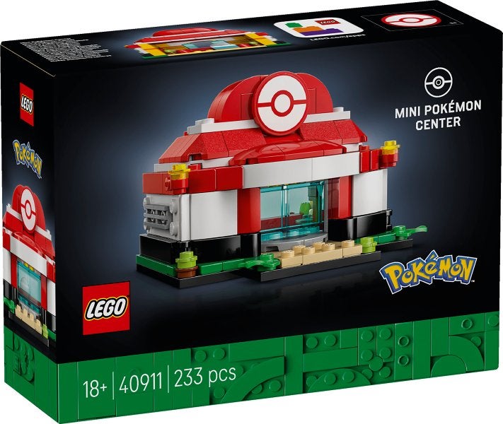 Lego Promotional Pokémon 40911 Mini Pokémon Center {Pokemon}, Overige thema's, Nieuw, Ophalen of Verzenden, Complete set