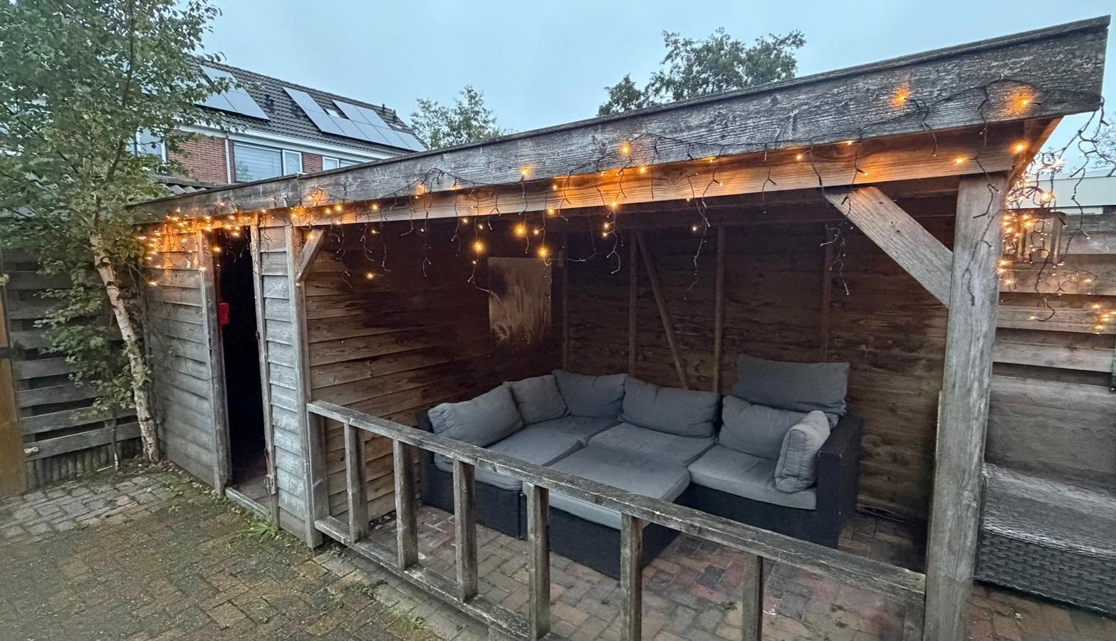 GRATIS VERANDA MET SCHUURTJE, Tuin en Terras, Ophalen, Gebruikt, Veranda