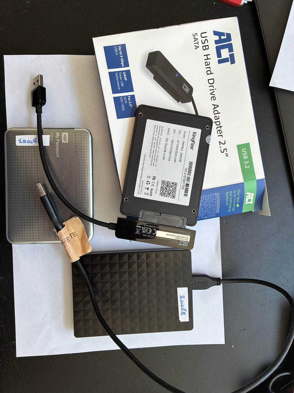 HD schijven, Computers en Software, Harde schijven, Ophalen, Extern, Desktop, USB