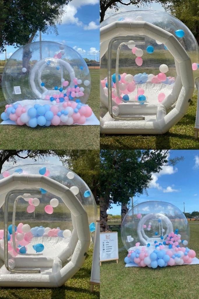 Bubble house (Ballonnen huis) Verhuur, Ophalen of Verzenden, Zo goed als nieuw, Overige