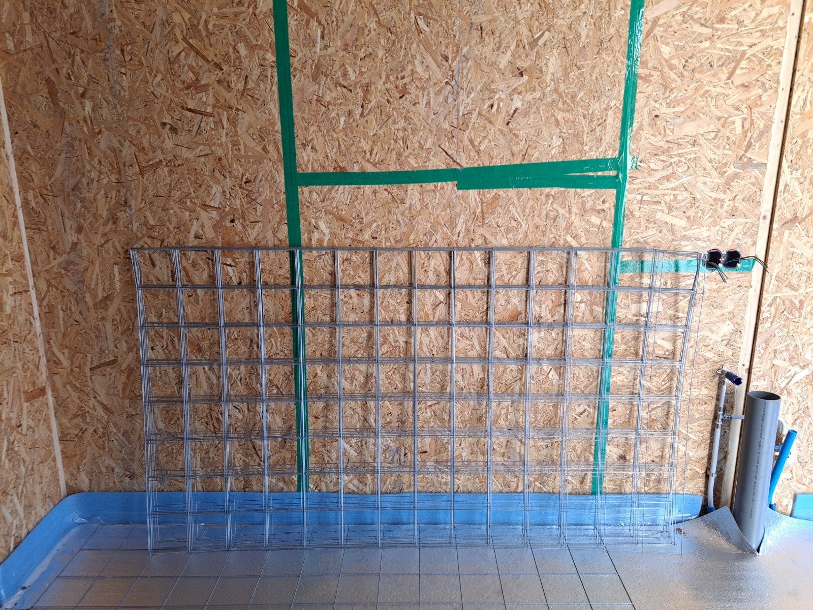 Vloerverwarmingslang, draadmat, Ophalen, Overige materialen, 6 meter of meer, Overige typen