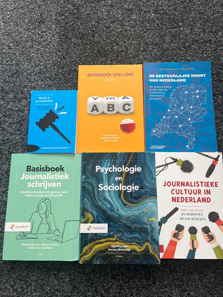 Diverse Studieboeken: Journalistiek, Recht, Psychologie, Boeken, Studieboeken en Cursussen, Ophalen of Verzenden, Gamma, Gelezen