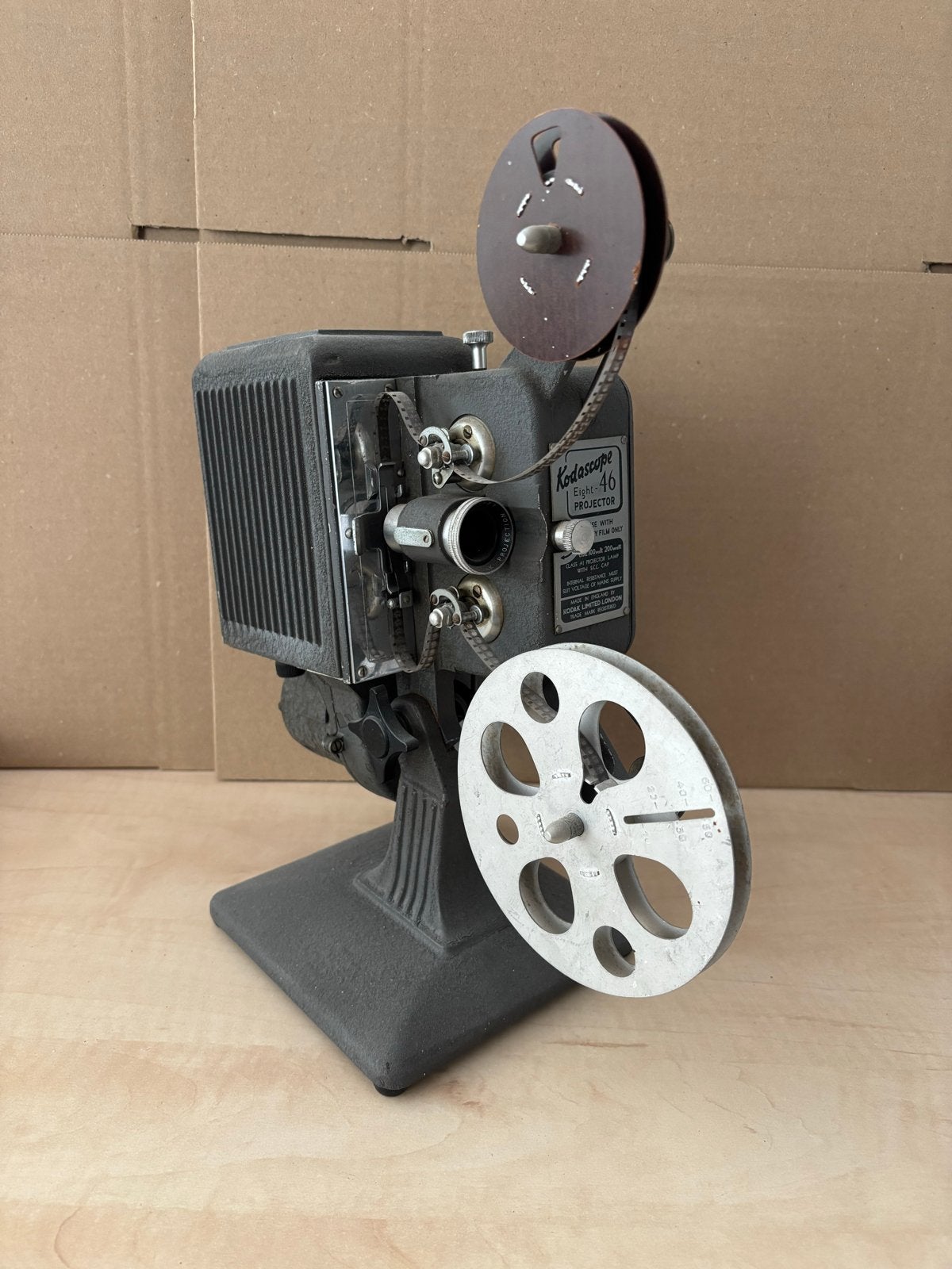 Vintage Kodascope Eight-46 Filmprojector - Werkend, Ophalen of Verzenden, Gebruikt, Overige typen