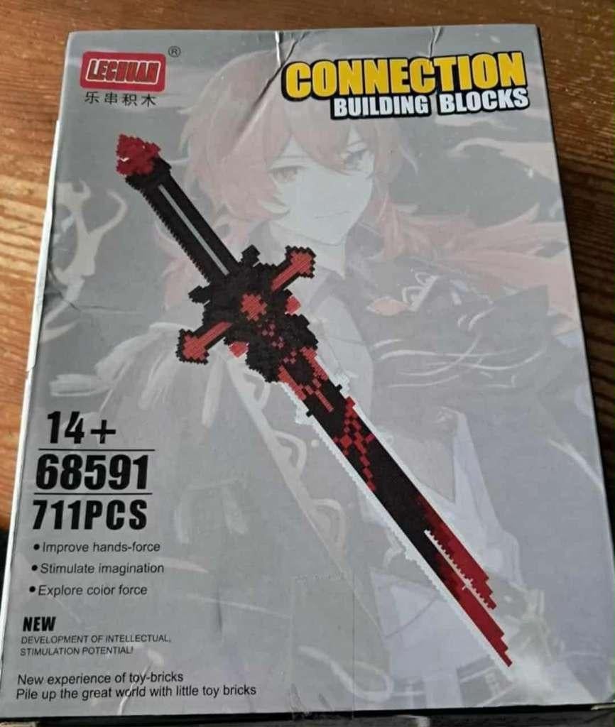 Building blocks sword, Ophalen, Overige thema's, Nieuw, Complete set