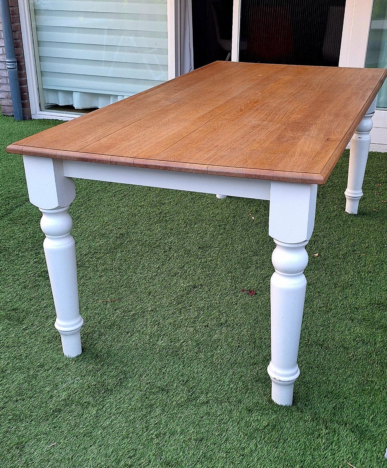 Robuuste eettafel 180x90x75cm - Landelijke stijl, Ophalen