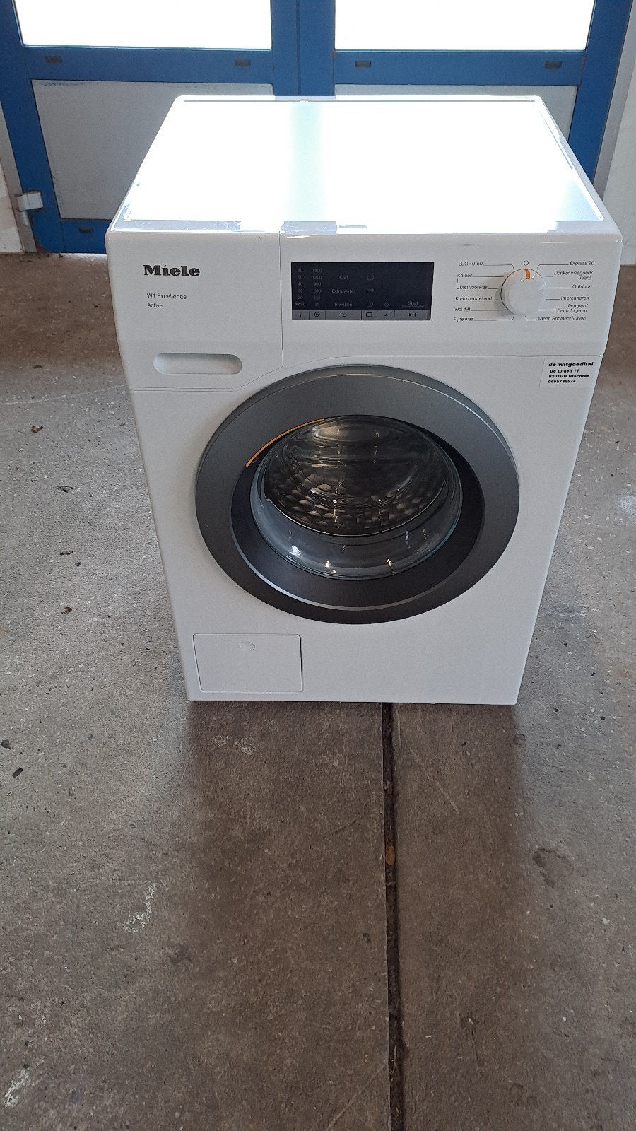 Jong miele wasmachine w1 excellence active 7kg, Miele@gmail.com, Ophalen of Verzenden, Voorlader, Energieklasse A of zuiniger