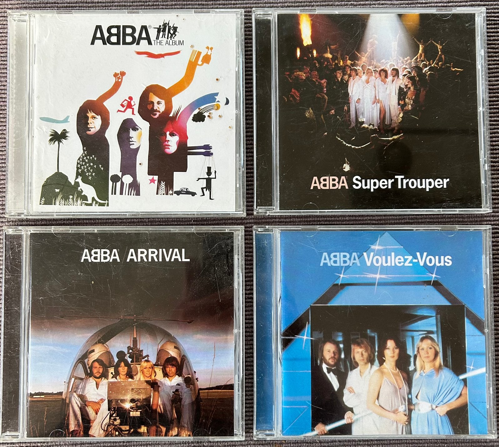 ABBA - Serie van 5 originele CD's op het Polar label, Ophalen of Verzenden, Zo goed als nieuw, Pop, Album