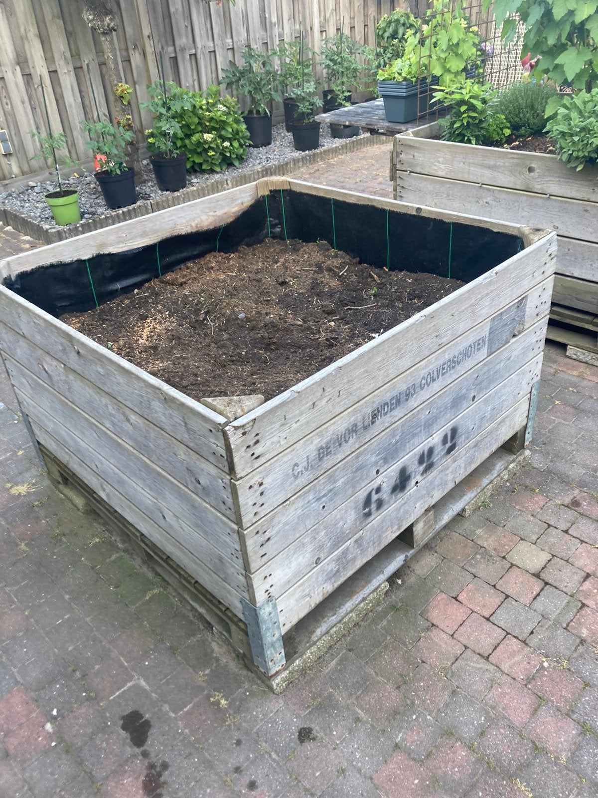 Fruitkist, Ophalen, Zo goed als nieuw, Rond, Minder dan 30 cm