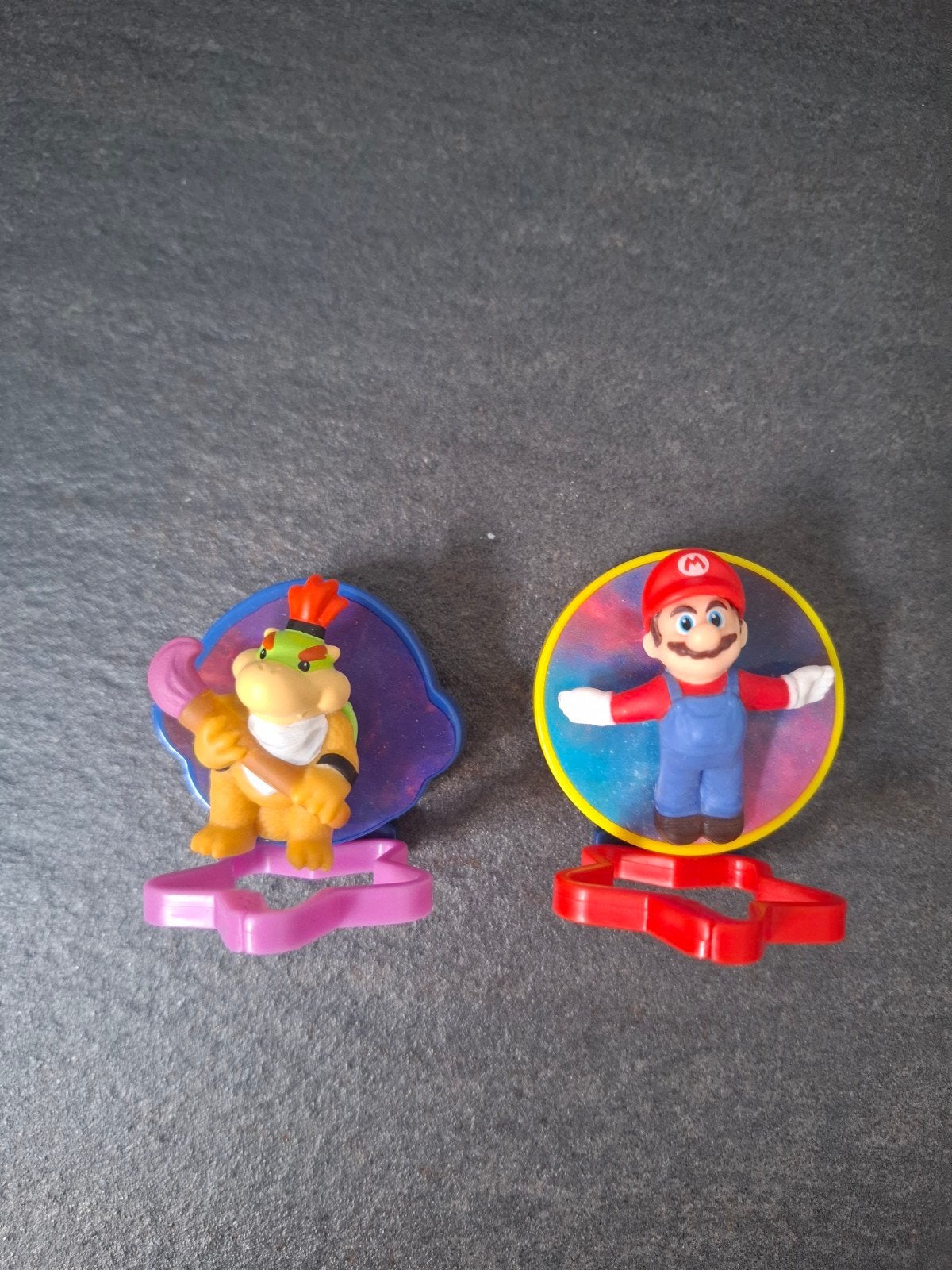 Mario en Bowser Jr. figuren - Super Mario Bros. Movie, Ophalen of Verzenden, Zo goed als nieuw