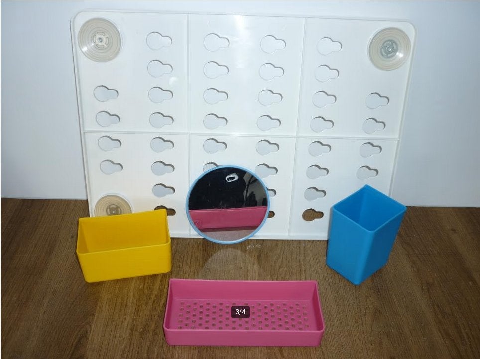 Doucherekje Ikea / rekje badkamer kids / zuignappen, Ophalen of Verzenden, Zo goed als nieuw, Overige typen