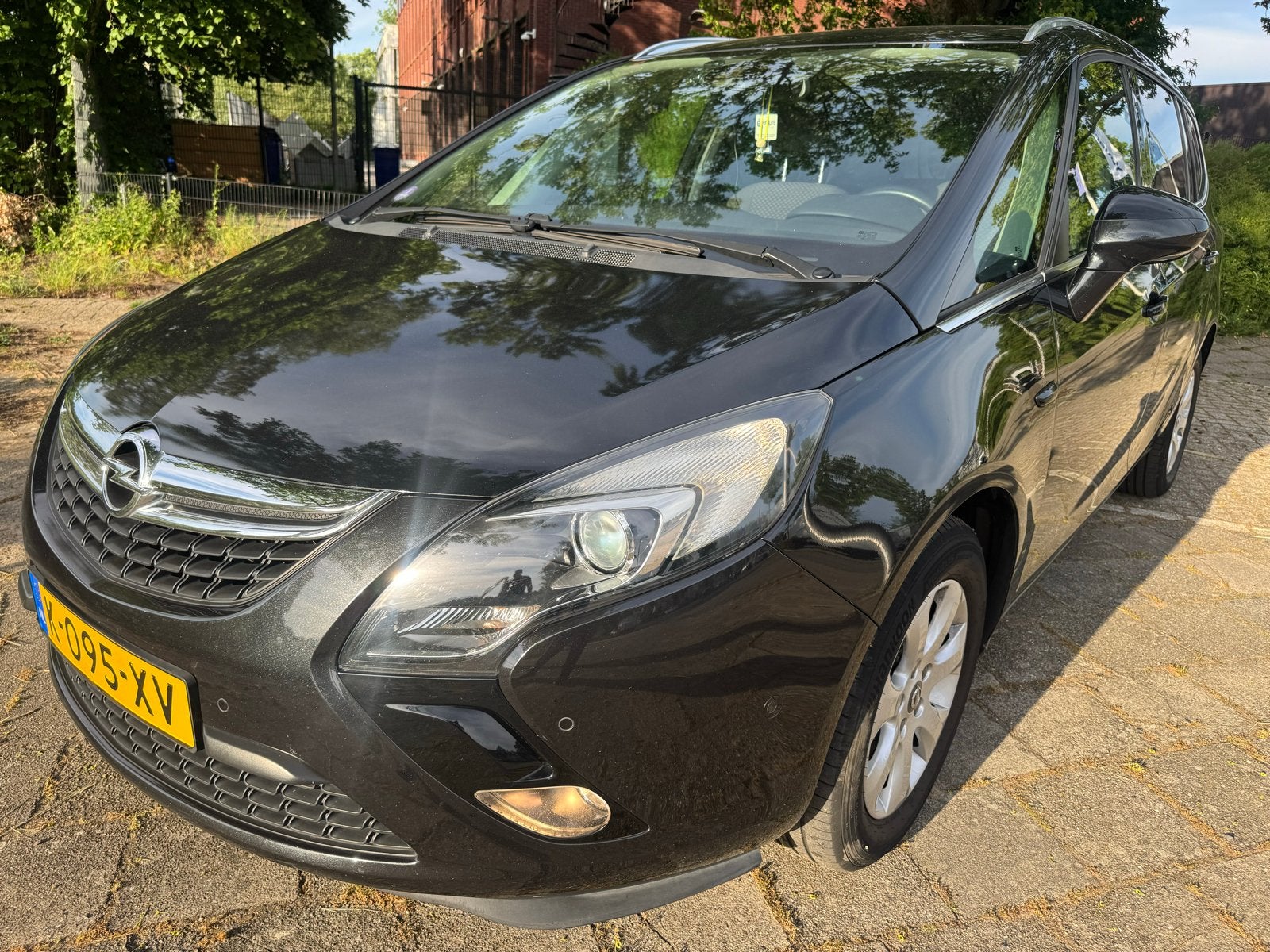 Opel Zafira 1.4 Turbo Start/stop 120pk 2015 Zwart, Zwart, 4 cilinders, Parkeersensor, Zwart