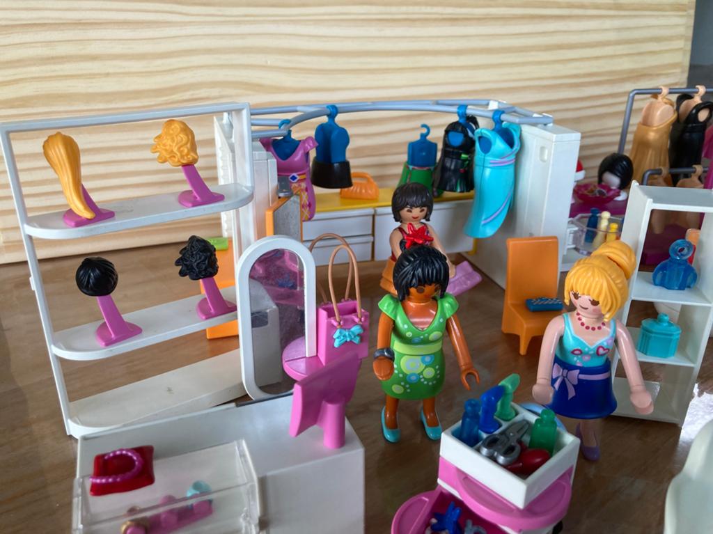 Playmobil kapsalon, kleedkamer, winkel (6626, 5487, 5576), Kinderen en Baby's, Speelgoed | Playmobil, Ophalen, Gebruikt, Complete set