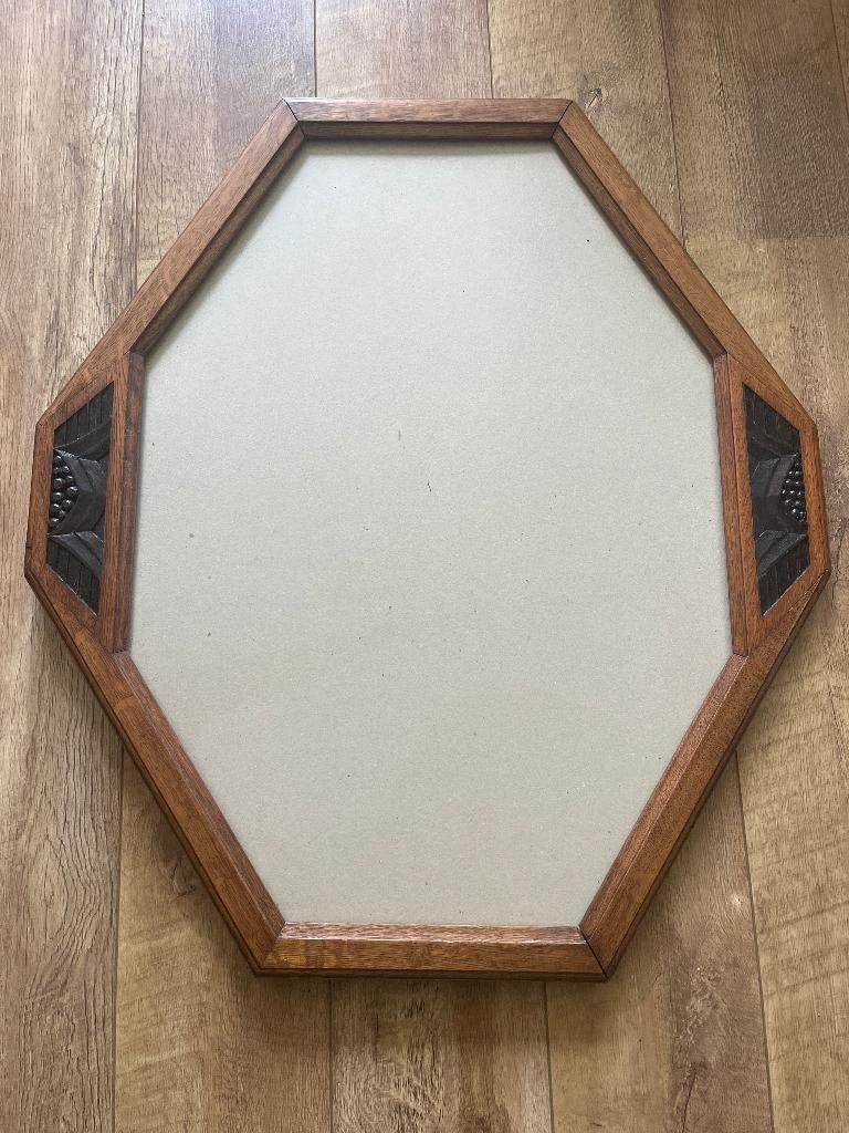 Art deco spiegellijst, Ophalen, Overige vormen, 50 tot 100 cm, Minder dan 100 cm