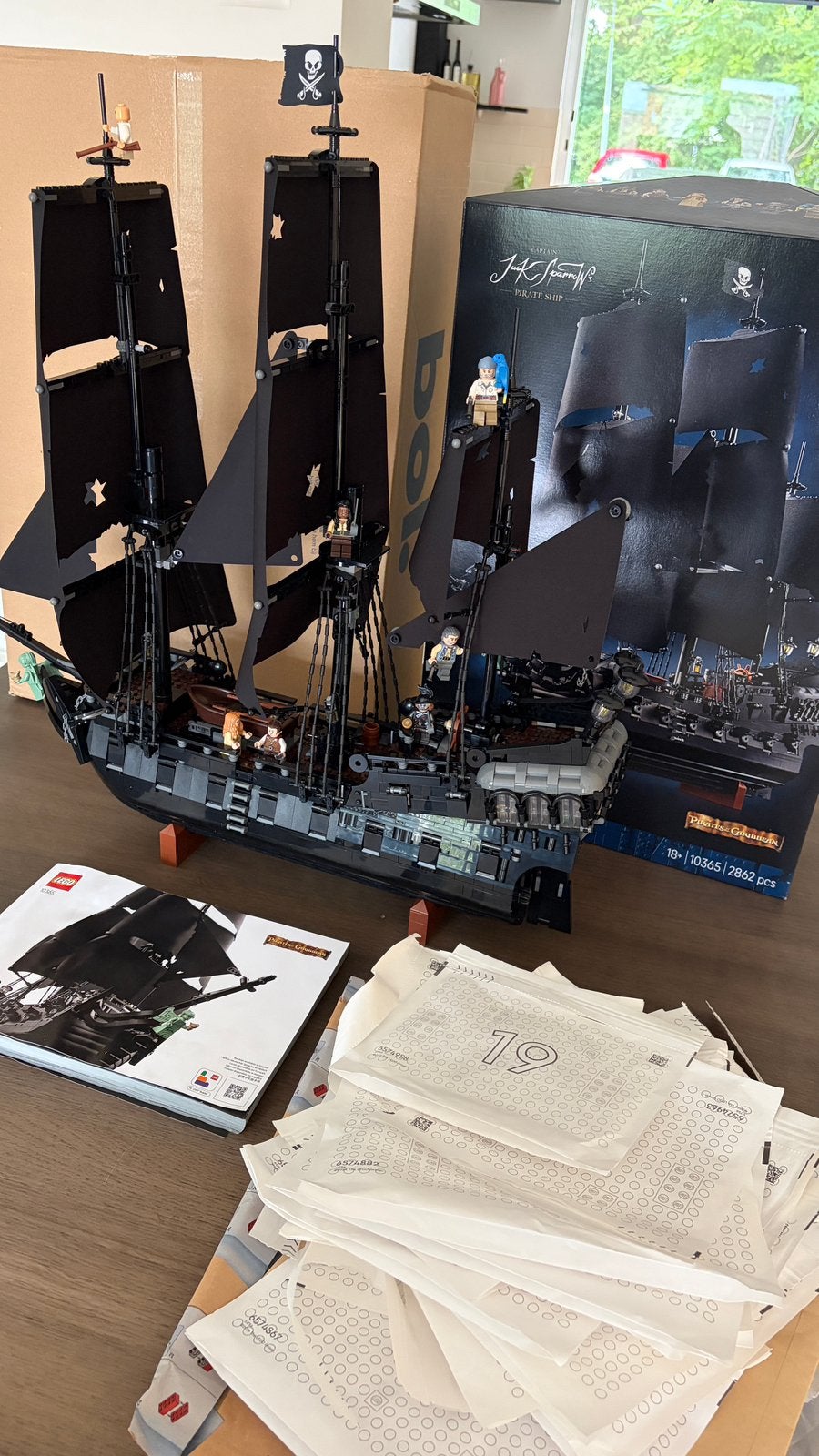 LEGO - 10365 - PIRATES CARIBBEAN - GEDEMONTEERD - 100% COMPL, Ophalen, Lego, Zo goed als nieuw, Compleet