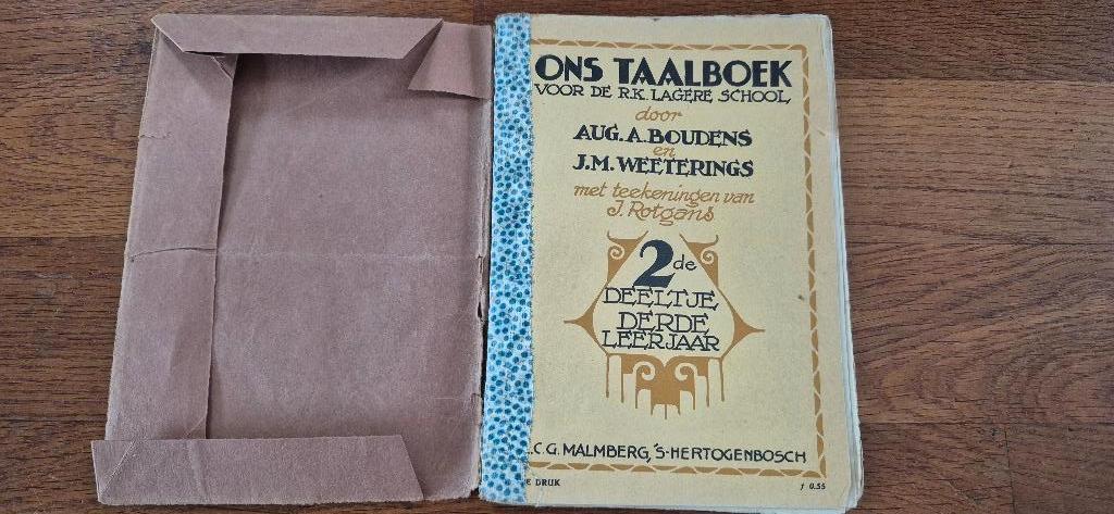 Oud taal-/lees boekje uit 1931, Ophalen of Verzenden