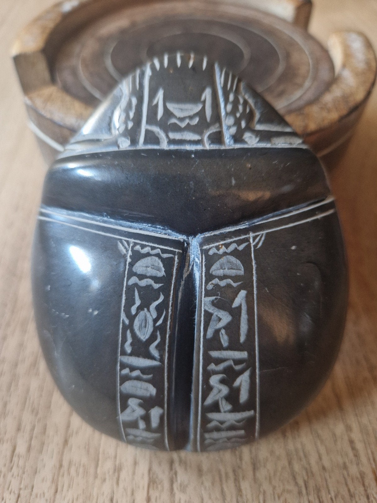 Egyptische scarabee kever, Ophalen of Verzenden, Zo goed als nieuw, Beeld(je)