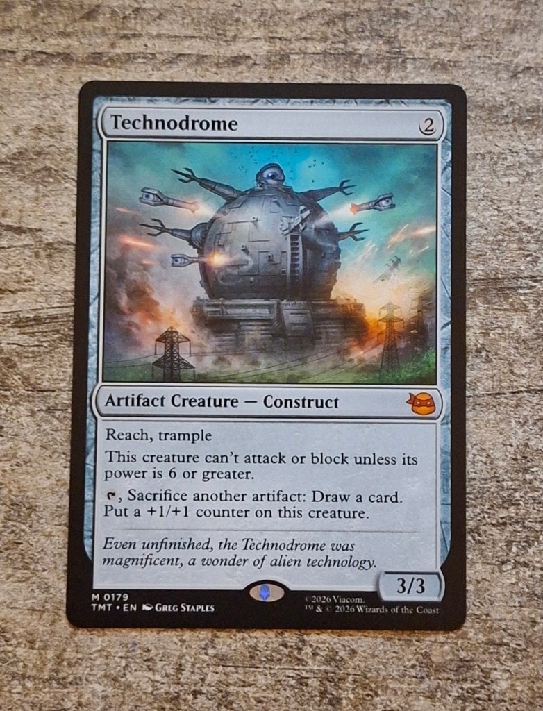 Technodrome - Magic the Gathering, Verzenden, Zo goed als nieuw, Losse kaart