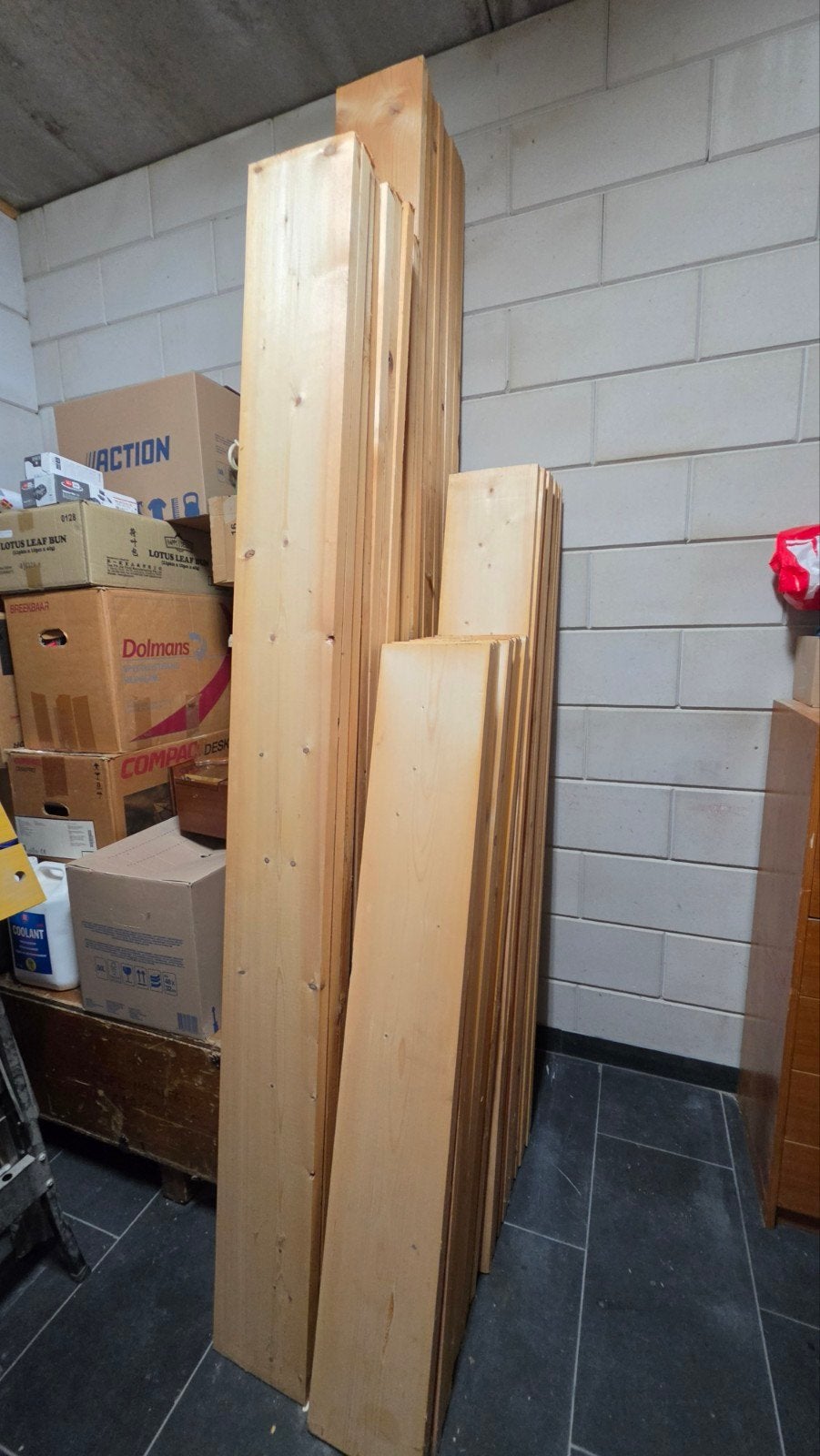 Steigerhout planken in diverse lengtes, Doe-het-zelf en Verbouw, Hout en Planken, Ophalen, 25 tot 50 mm, Plank, Steigerhout