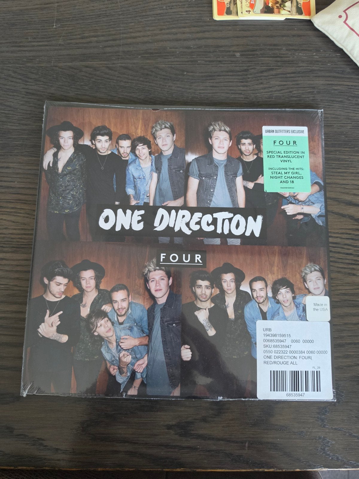 One Direction Four LP RED nieuw, Overige formaten, Colored vinyl, Ophalen of Verzenden, Pop