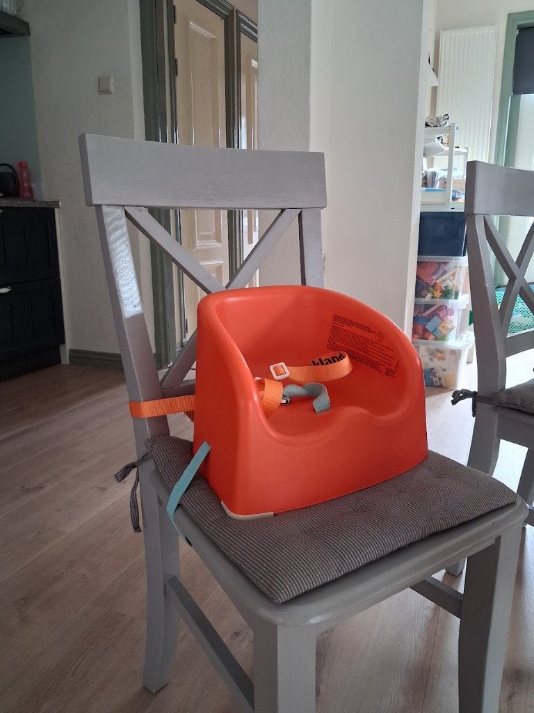 Nette stoel verhoger, Ophalen, Gebruikt, Overige typen, Gordel(s)