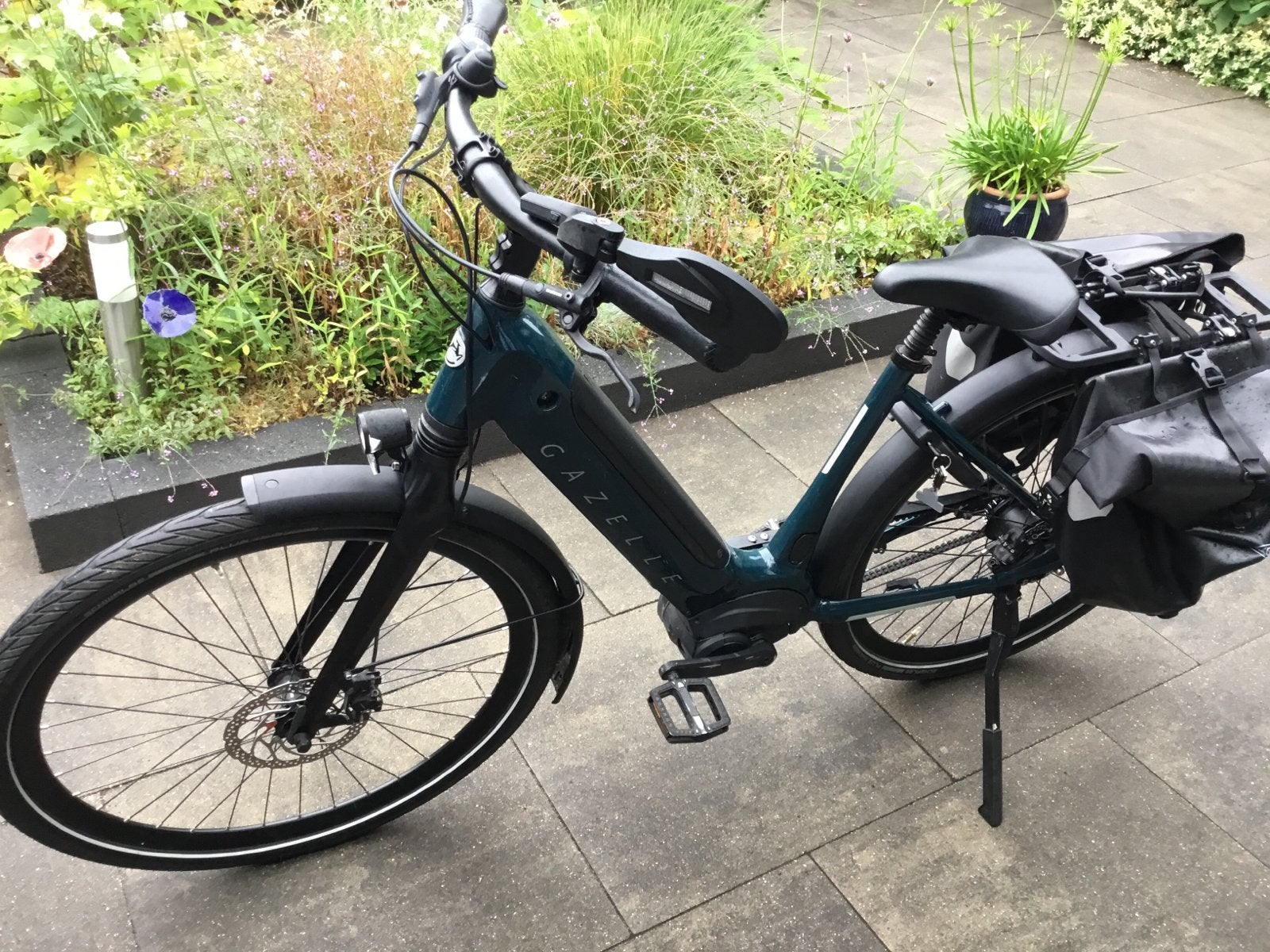 Gazelle Ultimate C8++ HMB L49 Dames E-bike - Pine Green, Ophalen of Verzenden, Zo goed als nieuw, 47 tot 51 cm, 50 km per accu of meer