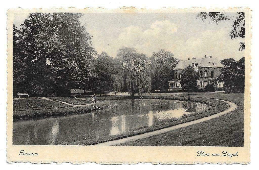 AK Bussum - Kom van Biegel, Verzenden, 1940 tot 1960, Gelopen, Noord-Holland