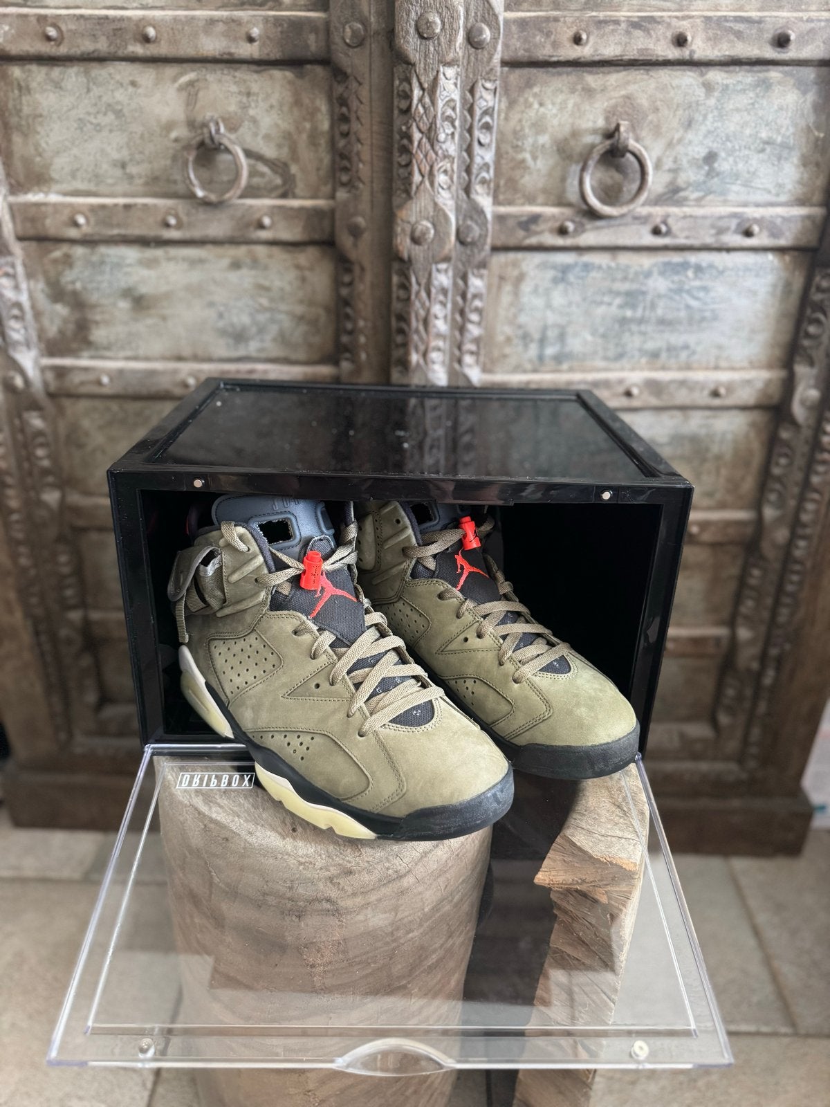 Nike Air Jordan 6 Olive Travis Scott Cactus Jack OG DS, Overige kleuren, Nieuw, Ophalen of Verzenden, Sneakers of Gympen