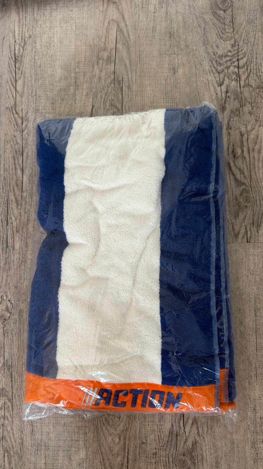Strandlaken Action, 180x90cm, limited edition, nieuw, Ophalen of Verzenden, Nieuw, Blauw, Handdoek
