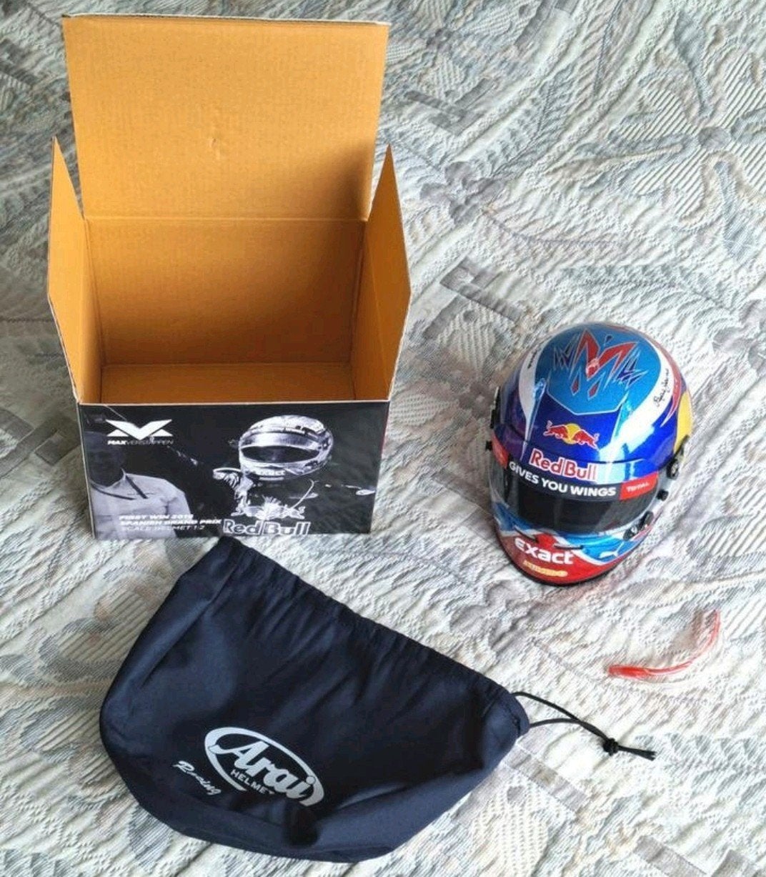 Max Verstappen 1:2 helm Spanje 2016, Ophalen of Verzenden, Nieuw, Formule 1