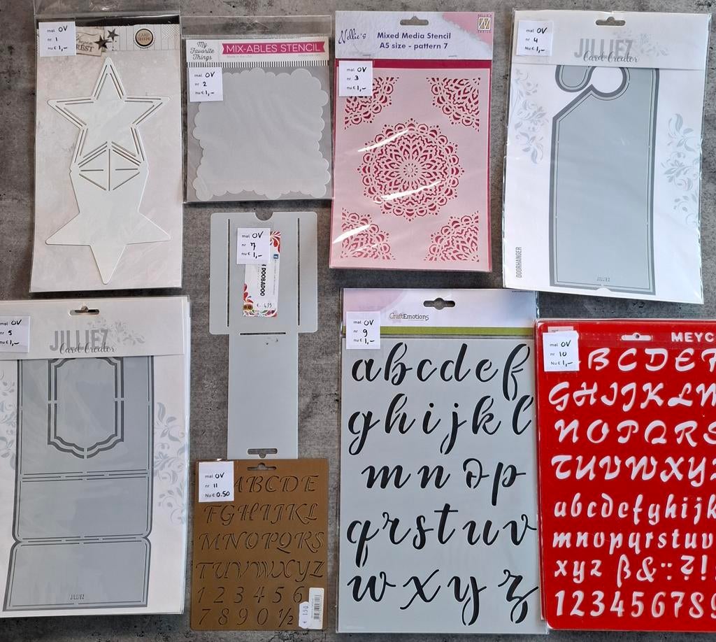Mallen overig NIEUW NU € 1.00 PER STUK, Ophalen of Verzenden, Nieuw, Versiering of Embellishment