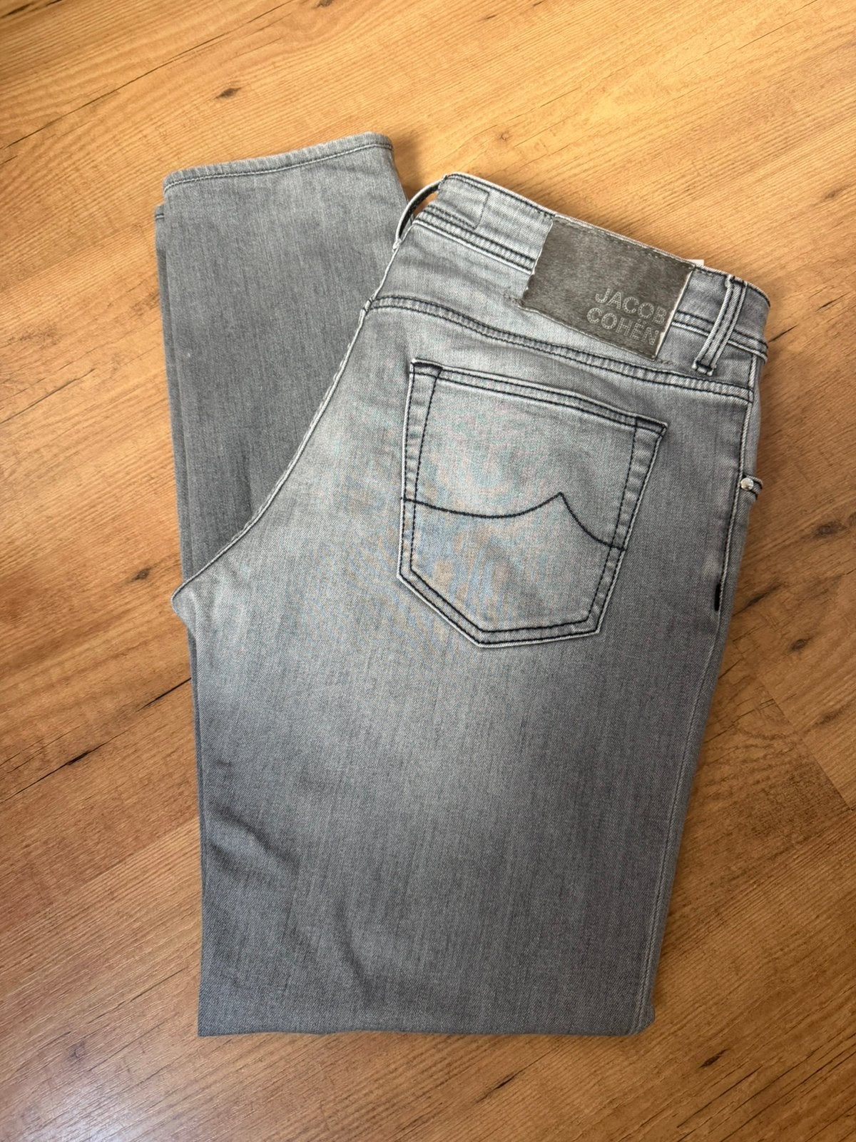 Jacob Cohën Nick slim stretch jeans maat 36 grijs, Ophalen of Verzenden, Zo goed als nieuw, Grijs, W36 - W38 (confectie 52/54)