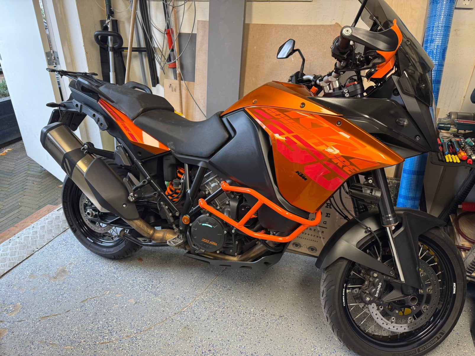 KTM 1190 Adventure 2014, 2 cilinders, Occasion, Handvatverwarming, Motorrijbewijs A
