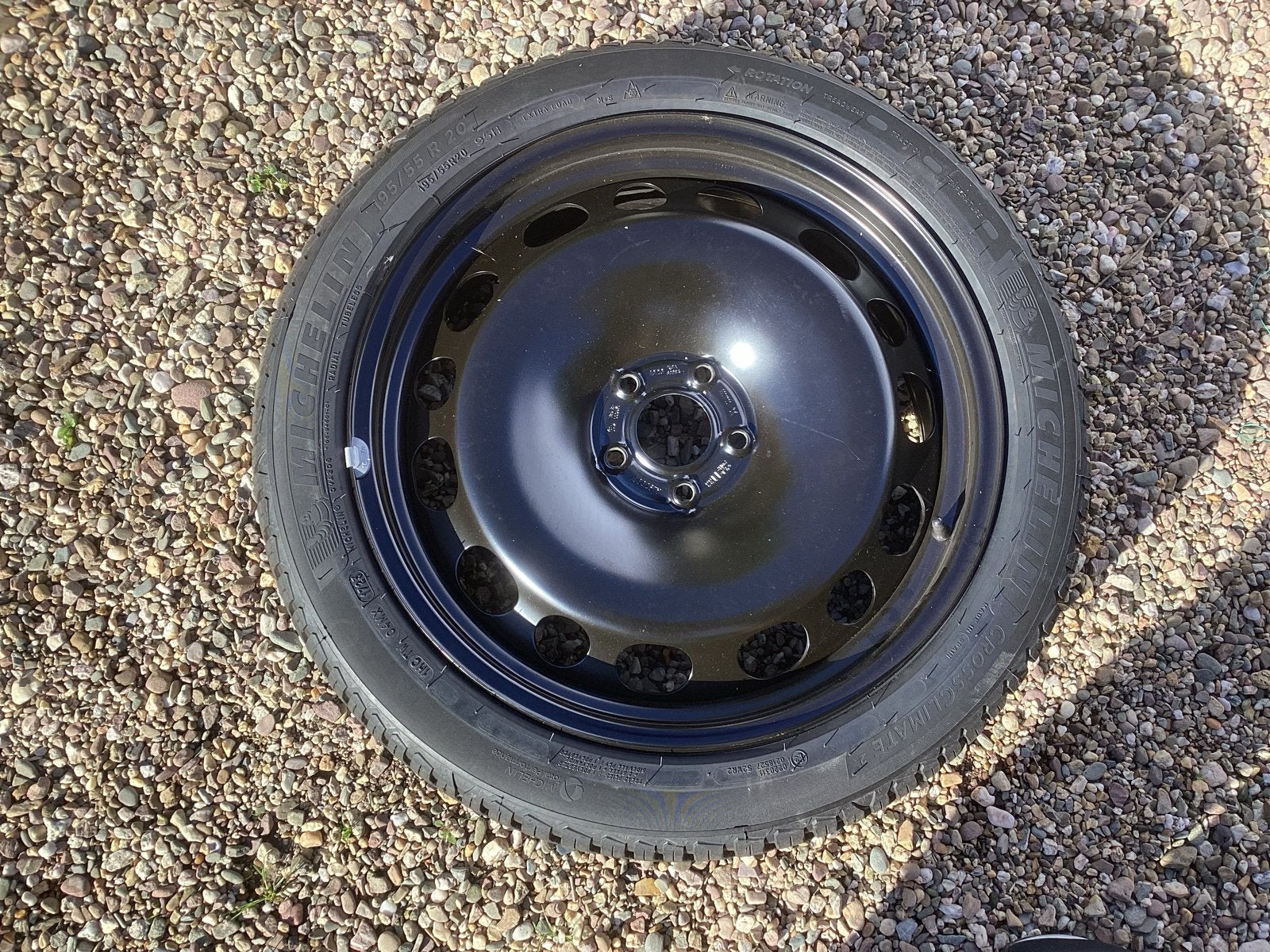 Michelin Cross Climate 2 band 195/55 R20 op stalen velg, Ophalen, Banden en Velgen, Nieuw, All Season
