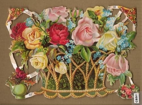 Supergrote Rozenmand Poezieplaatjes 7181, Ophalen of Verzenden
