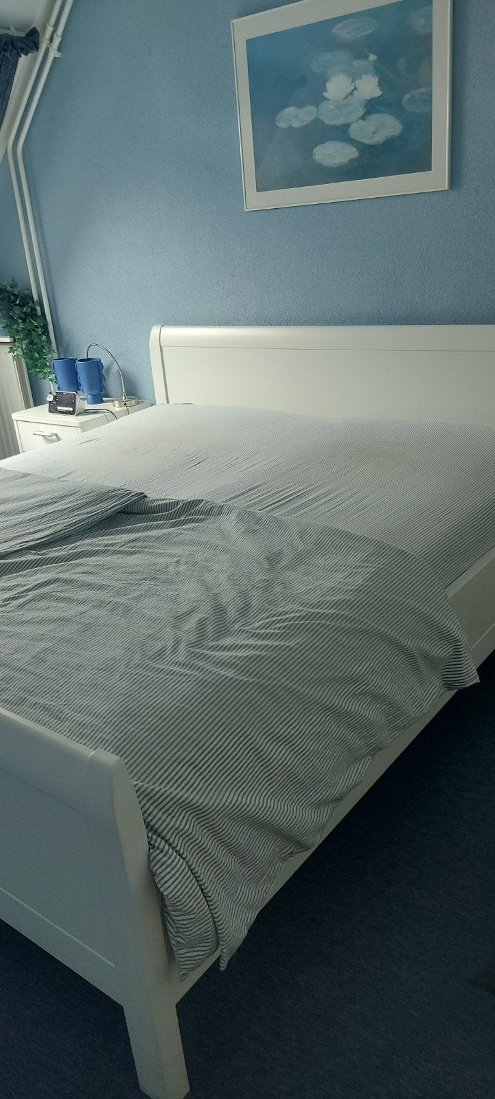 2-persoons bed, Ophalen, Gebruikt, 90 cm, Eenpersoons