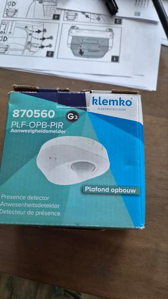 Aanwezigheidsmelder plafond opbouw sensor licht, Ophalen of Verzenden