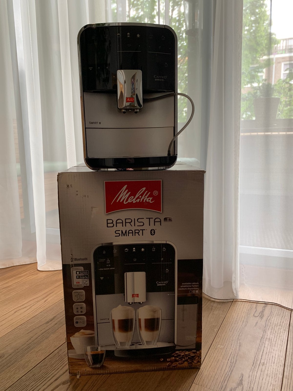 Melitta Barista Espressomachine, Witgoed en Apparatuur, Koffiezetapparaten, Afneembaar waterreservoir, Gebruikt, Verzenden, Espresso apparaat