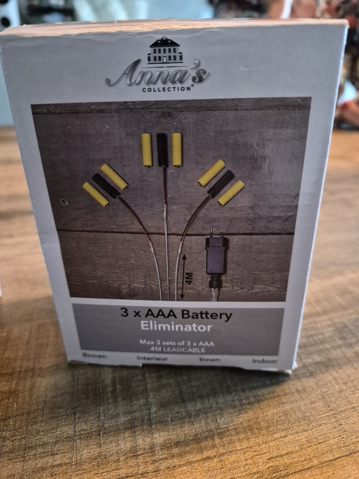 Anna's Collection trafo 4,5V voor 3 x AAA batterijen, Ophalen