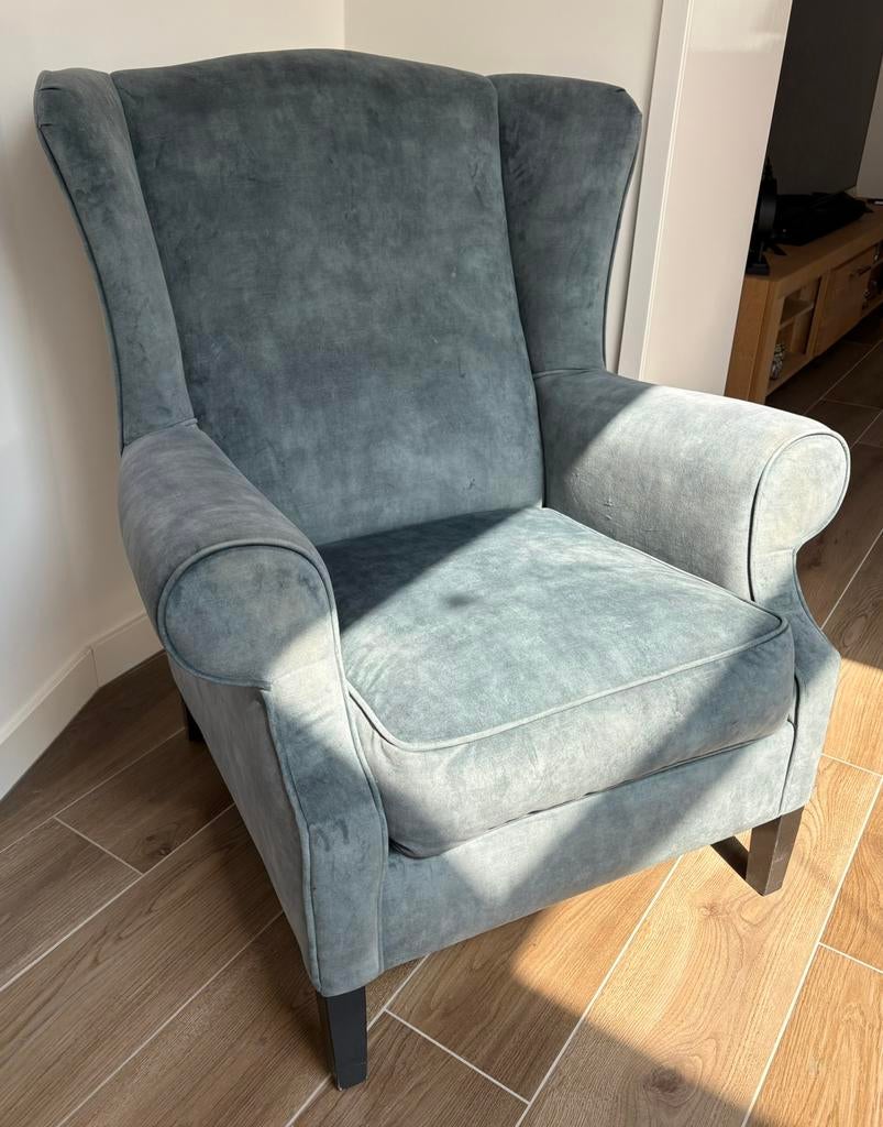 Fauteuil zgan, Ophalen, 75 tot 100 cm, Zo goed als nieuw, Stof
